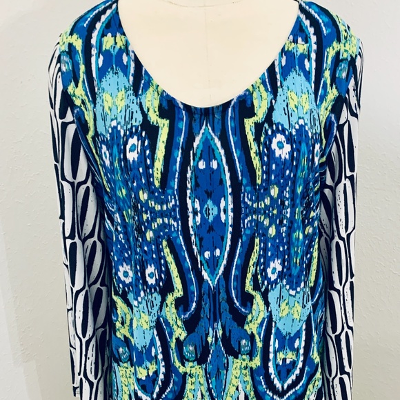 L&B Western Boho Fringe Mini Dress or Tunic Medium - Picture 6 of 8